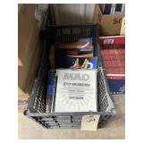 Crate of Assorted Mad Magazines