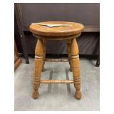 Wood Counter Stool 23"H
