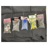 5 Bags - Assorted Marbles