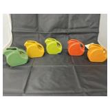 5 Pcs - Fiesta Mini Disk Pitchers