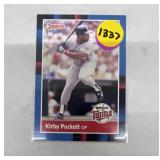 Baseball Card - Kirby Puckett