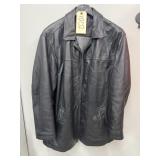 Poundtree & Yorke Leather Coat Sz XL