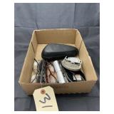 Box of Assorted Eye Glasses & Star Wars Model