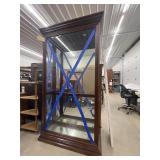 Lighted Mirrored Display Cabinet