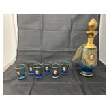 7 Pcs - Decanter & 6 Drinking Glasses