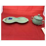 Fiesta Sugar Bowl w/Lid & Tray