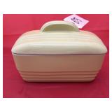 Hall Westinghouse Yellow Covered Refrigerator Dish