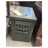 Military Metal Ammo Crate 10"L x 18"W x 15"H