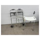 Medical Shower Chair & 2-Wheel Walker