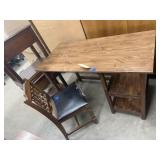 Wooden Desk w/Chair 48"L x 24"W x 31"