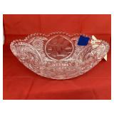 Cut Glass Serving Bowl