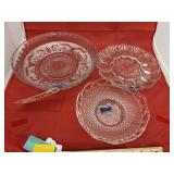 3 Pcs - Glass Serving Dishes
