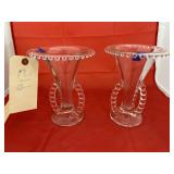 Vintage Imperial Glass Candlewick Clear Vase