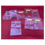 Bag of Earrings, Ring, Pins and Cuff Links