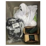 Assorted Fall Dï¿½cor in Plastic Bin w/Lid