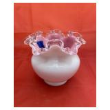 Fenton Ruffled Edge Bowl