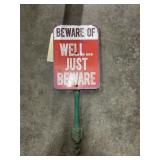 Metal Sign 10x7