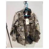 4 Pcs - Sz L Camo Hunting Jacket - Beanie