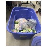 Easter Dï¿½cor in Plastic Bin w/Lid