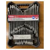 Hyper Tough 20 Pc Combination Wrench Set