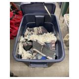 Southwestern Style Blankets in Plastic Tote w/Lid