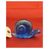 Carnival Fenton Glass Snail Figurine
