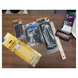 4 Pcs - 8" & 4" Zip Ties - Fine Sand Paper
