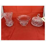 3 Pcs - Candy Dishes &  Vase