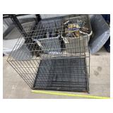 2 Pcs - Foldable Metal Dog Kennels