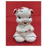 Hand Painted Pig Bank