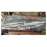 Aurora USS Enterprise Space Craft Carrier Model in