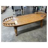 Wooden Coffee Table 60"L x 24"W x 16"H