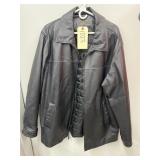 St Johns Bay Leather Jacket Sz XL?
