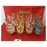 9 Pcs - Drinking Glasses in Carryall