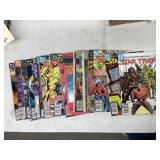 Stack of DC Star Trek Comic Books