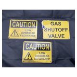 3 Pcs - Metal Signs 7x5