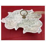 Handled Petit Four Dish