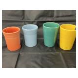 4 Pcs - Assorted Fiesta Cups