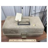 Plastic Tackle Box w/Contents