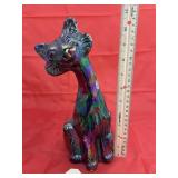 Fenton Carnival Glass Cat Statue