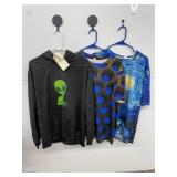 3 Pcs - Hoodie & 2 Shirts Sz XXL