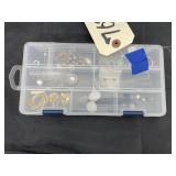 Assorted Costume Jewelry in Case