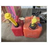 2 - 1 Gal Gas Cans w/Contents