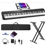 88 Key Keyboard- Electronic Digital Piano With Mus