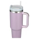 2 Ct. Cup and Water Lot - (1) 40 Oz. Lavendar/Stai