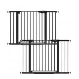 2 Pack Cumbor Baby Gate, Black, 29.7-46" - Tensio