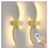 27.6" Battery Operated Wall Sconce, Set of 2 - Go