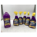 6 Ct Sparkle Glass Cleaner, (5) 33.8oz Spray Bottl