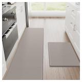 2 Pc. Step Rite Anti Fatigue Kitchen Mat- Khaki (1