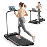 Walking Treadmill- Foldable Treadmill With Handleb